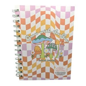 60s-70s Inspired Mushroom Guided Journal – 80 Pages for Writing & Reflection